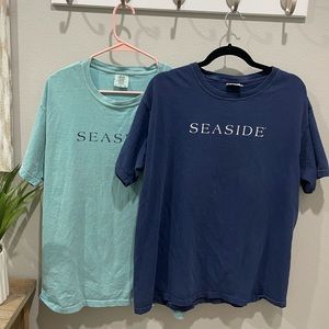 Good condition! Seaside Tshirts- both size Large